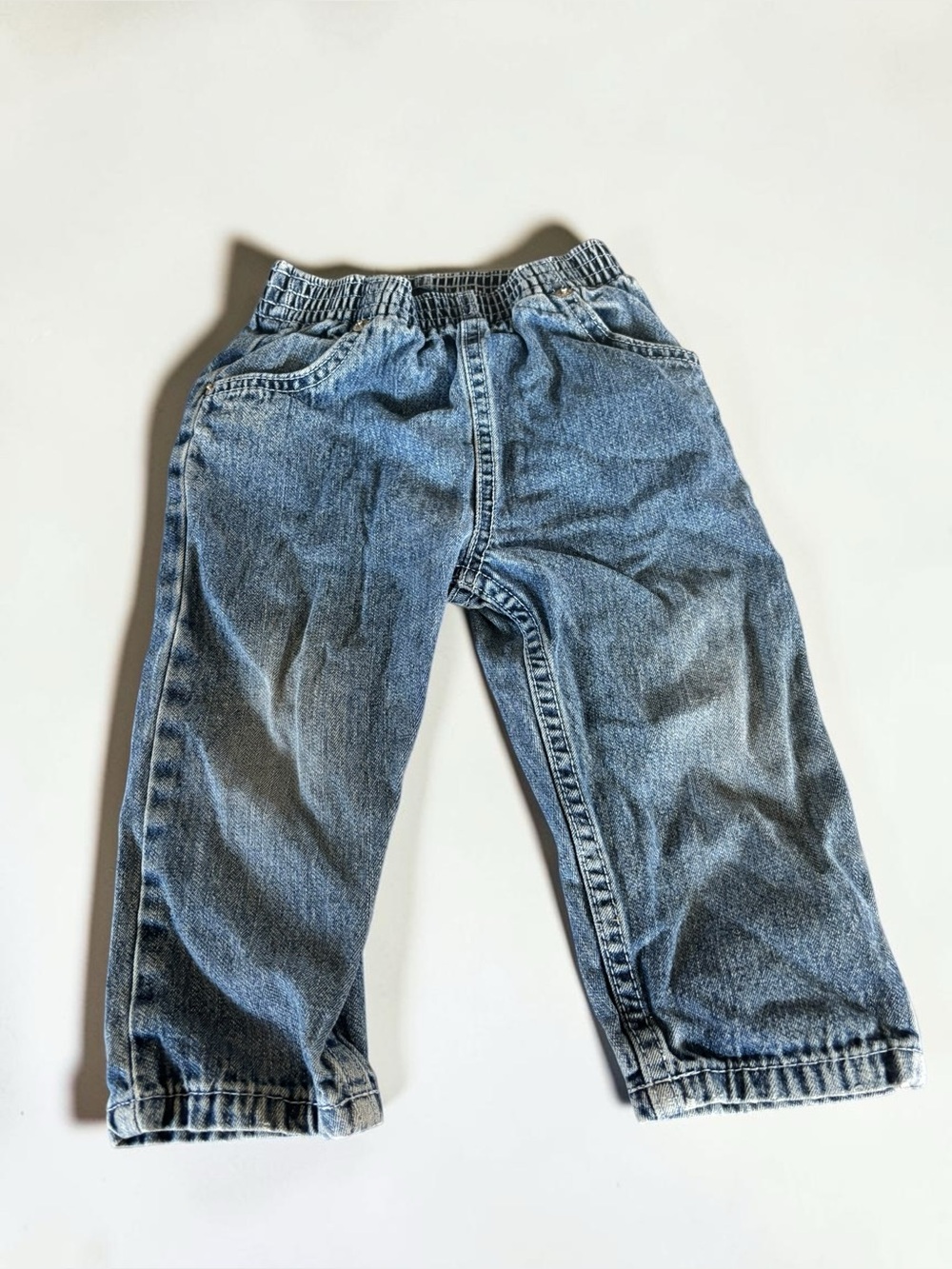 Vintage JG & Co Kids 24M Jeans Elastic Waist 90s Toddler Denim Pants